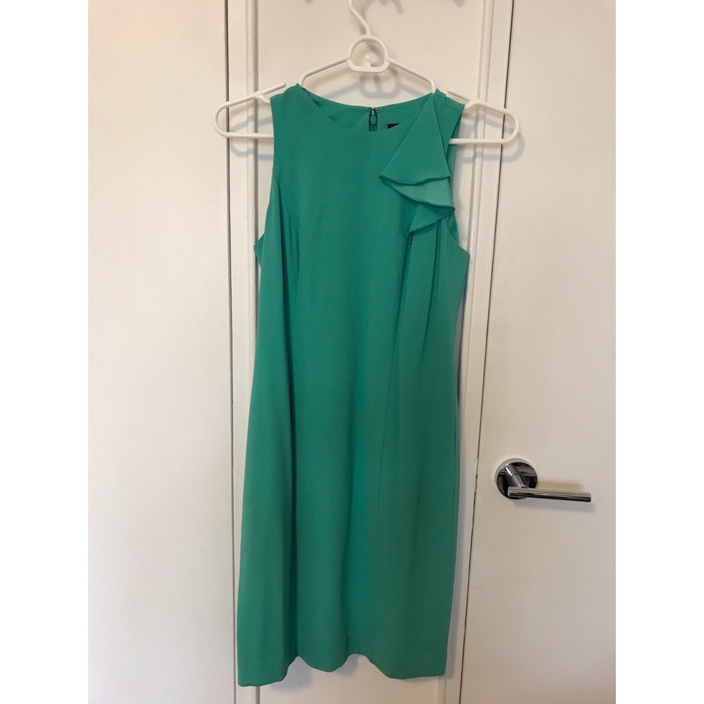 Ann Taylor Sea Green Shift Dress - Size 0P